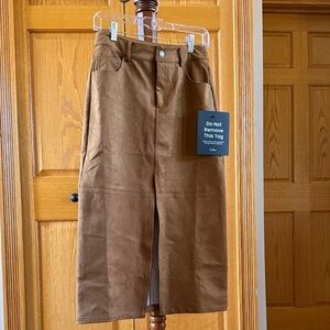 Lulu's Brown Pencil Skirt